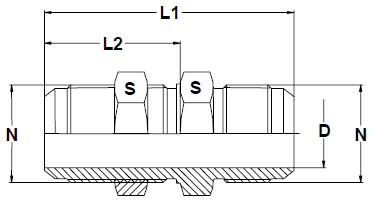 Stainless Steel 37 Degree Flare Bulkhead Unions